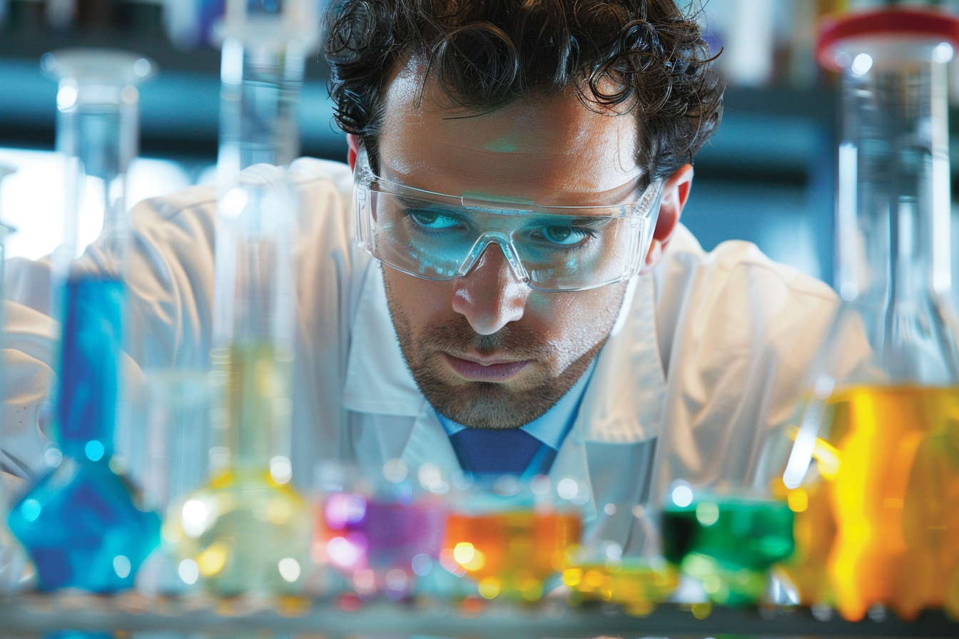 Image gratuite Scientifique en laboratoire, expériences chimiques 2