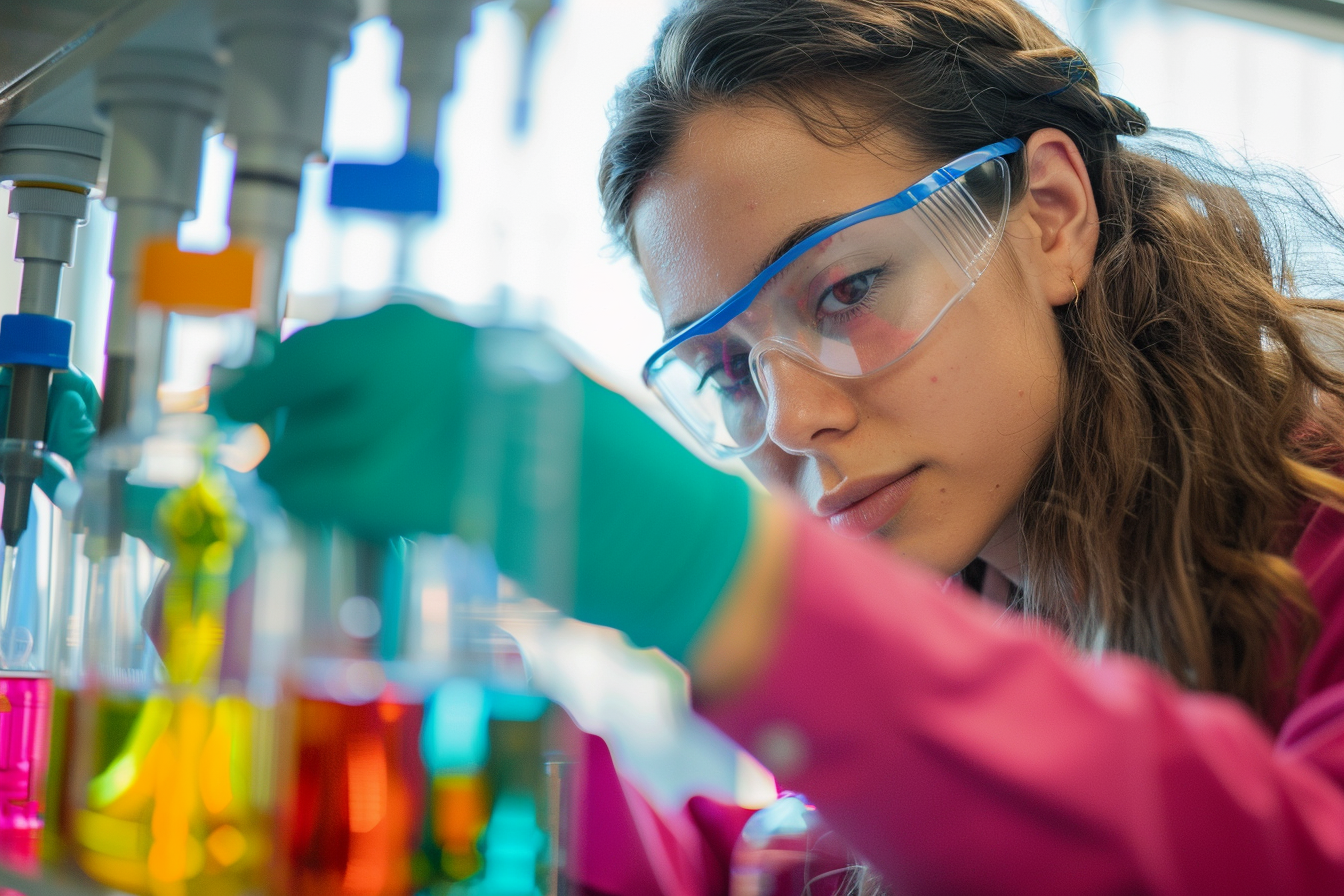 Image gratuite Scientifique en laboratoire, expériences chimiques 4