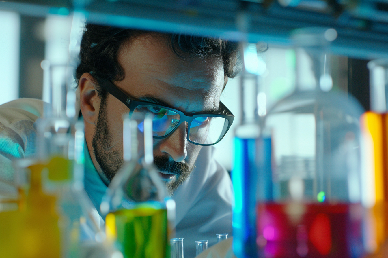 Image gratuite Scientifique en laboratoire, expériences chimiques 5