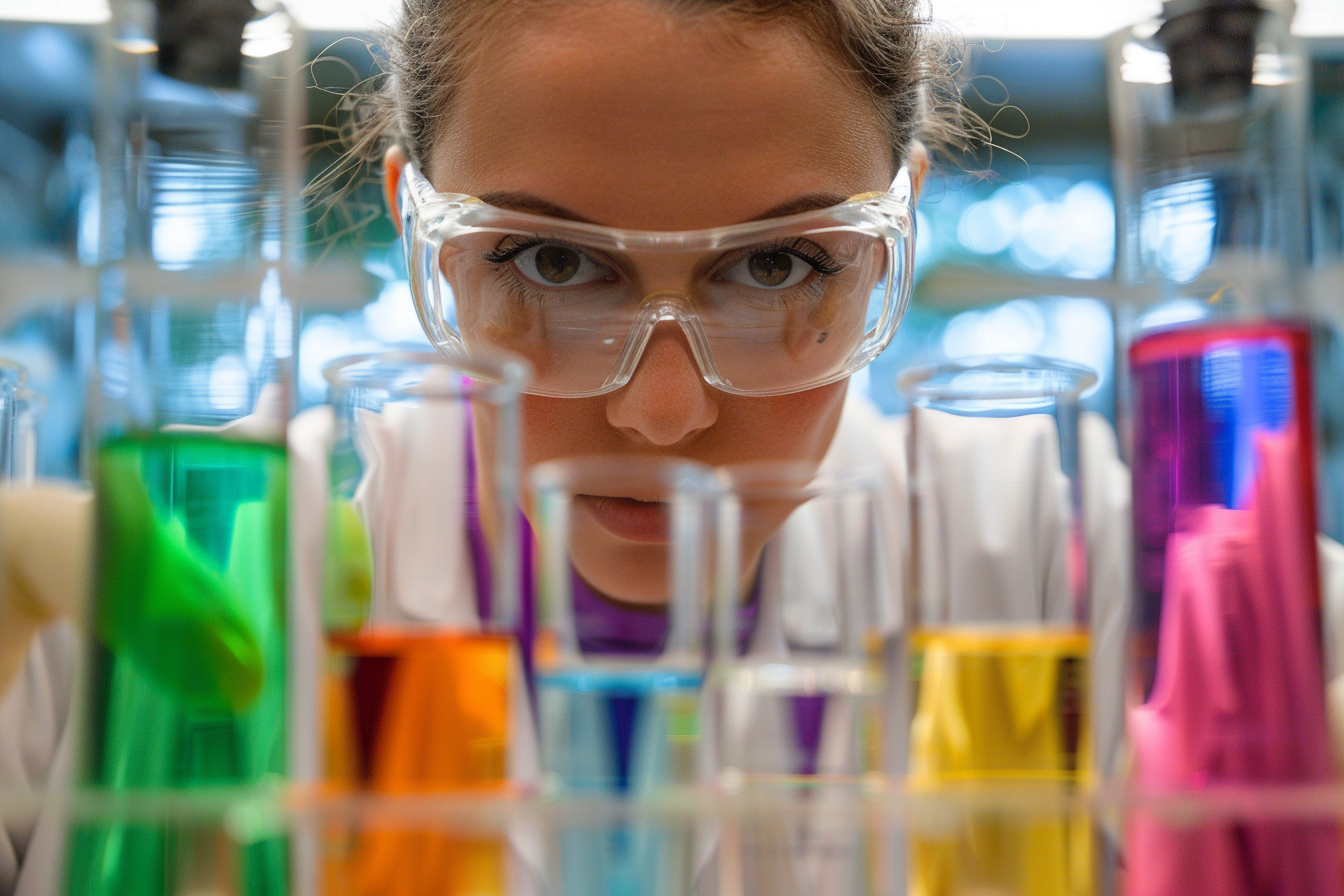 Image gratuite Scientifique en laboratoire, expériences chimiques 6