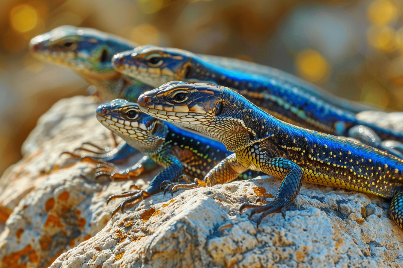 Image gratuite Scinques prenant un bain de soleil 1