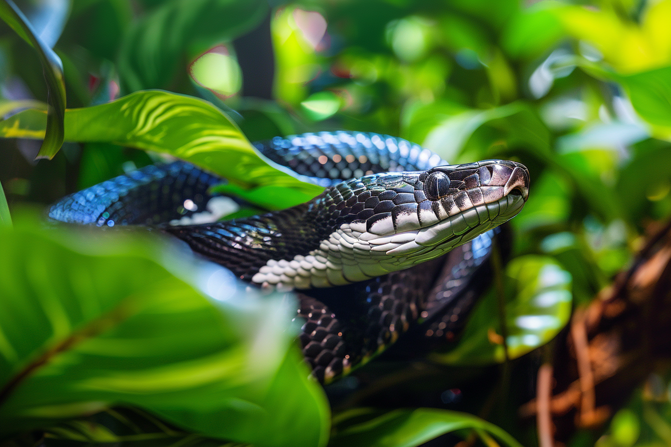 Image gratuite Serpent dans la forêt tropicale 1