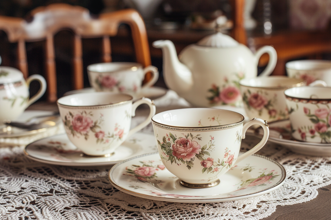 Image gratuite Service thé tasses porcelaine 1