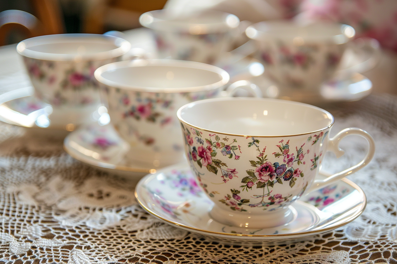 Image gratuite Service thé tasses porcelaine 2