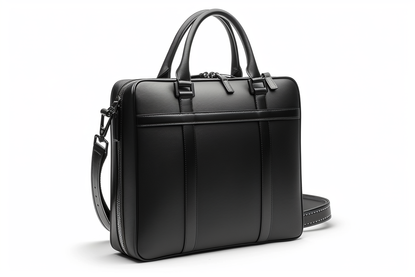 Image gratuite Serviette ville élégante homme cuir noir 1