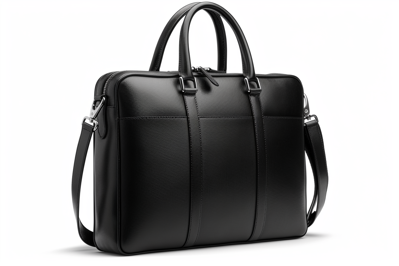 Image gratuite Serviette ville élégante homme cuir noir 2