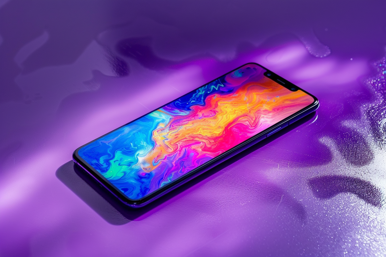 Image gratuite Smartphone ultra-fin avec écran bord à bord 2