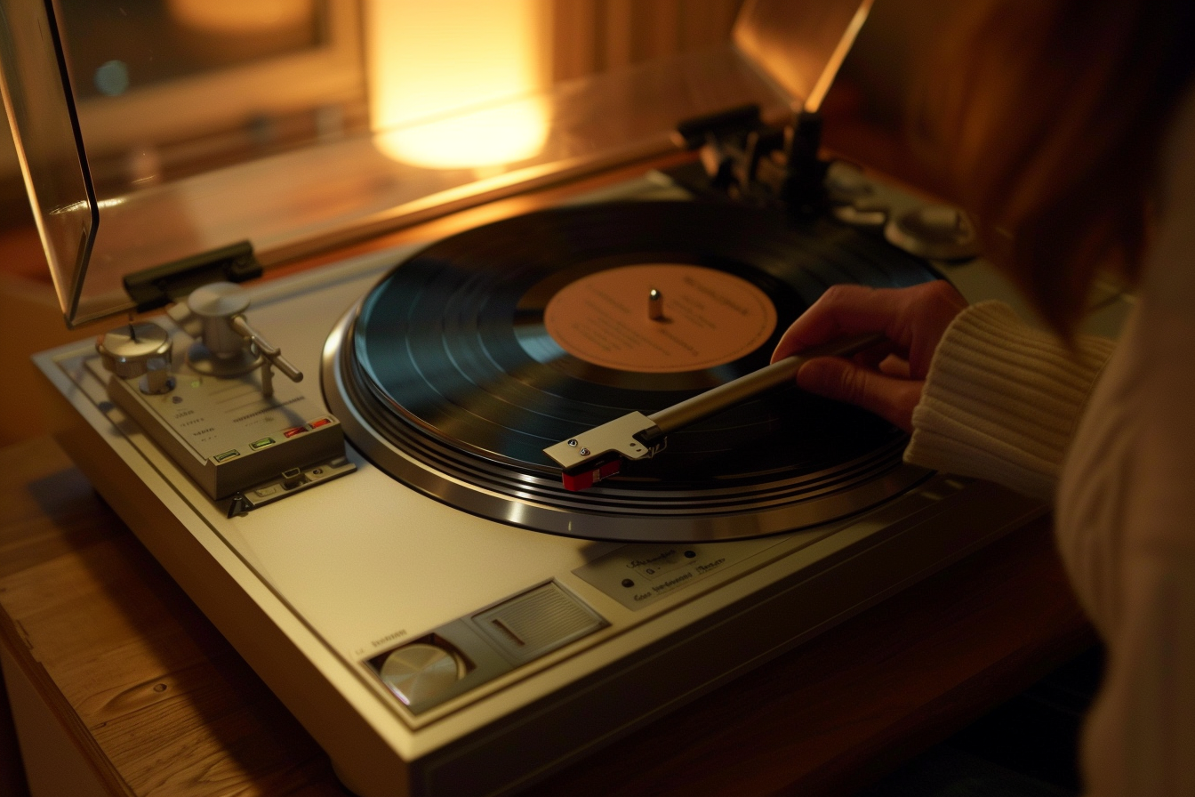 Image gratuite Soirée vinyle à la maison 1