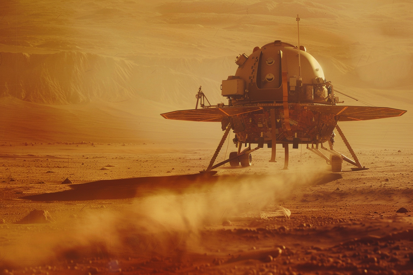 Image gratuite Sonde spatiale, atterrissage sur Mars 1