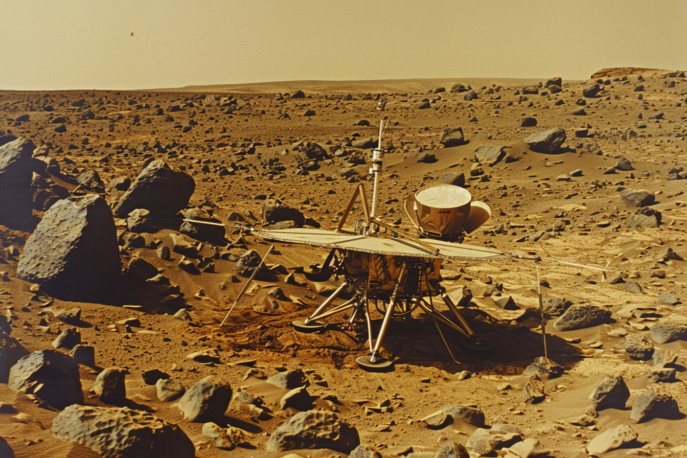 Image gratuite Sonde spatiale, atterrissage sur Mars 2