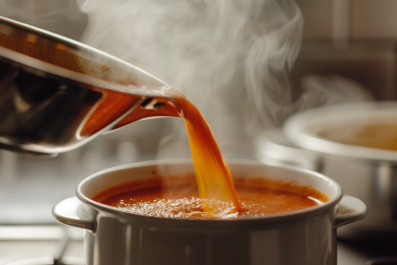 Image gratuite Soupe de tomates en cuisine contemporaine 3