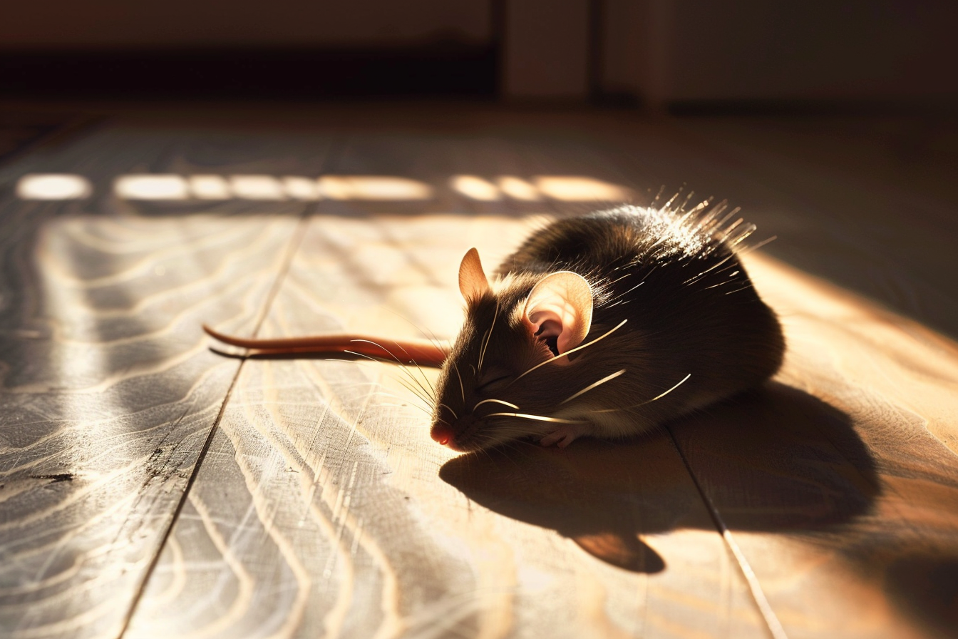 Image gratuite Souris dans coin ensoleillé dans appartement 1