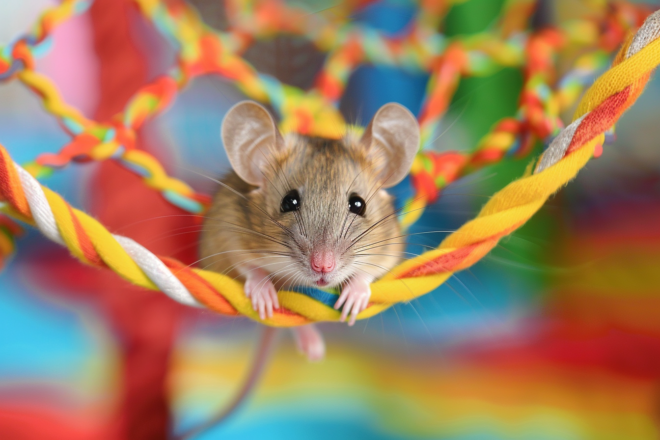 Image gratuite Souris explorant aire de jeux miniature 4