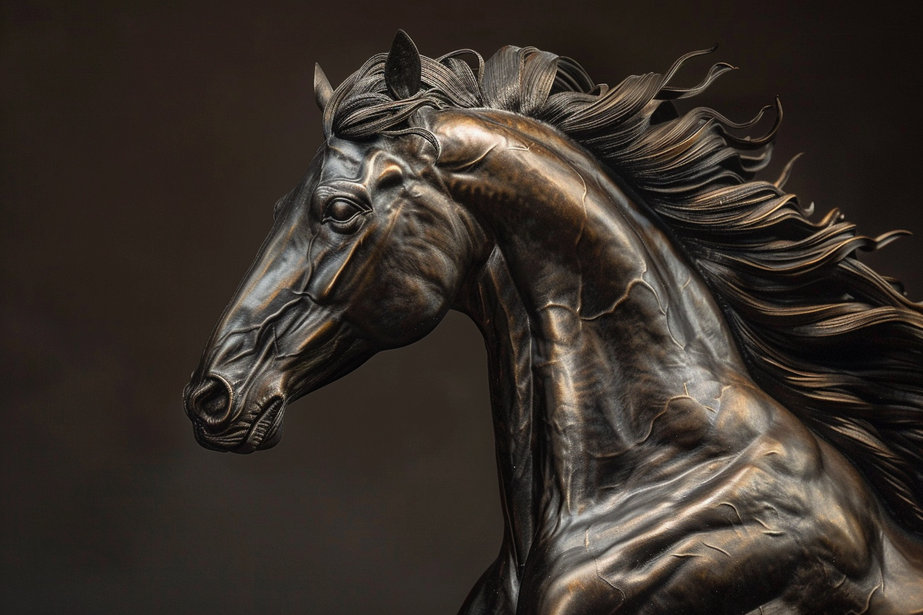 Image gratuite Statue bronze cheval galopant 2