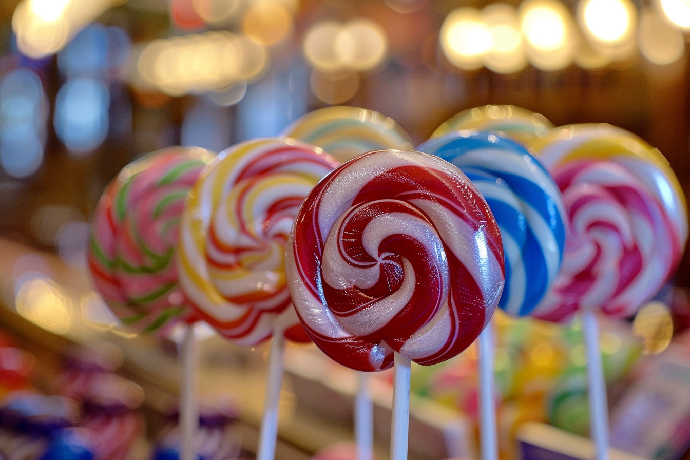 Image gratuite Sucettes dans une confiserie vintage 1