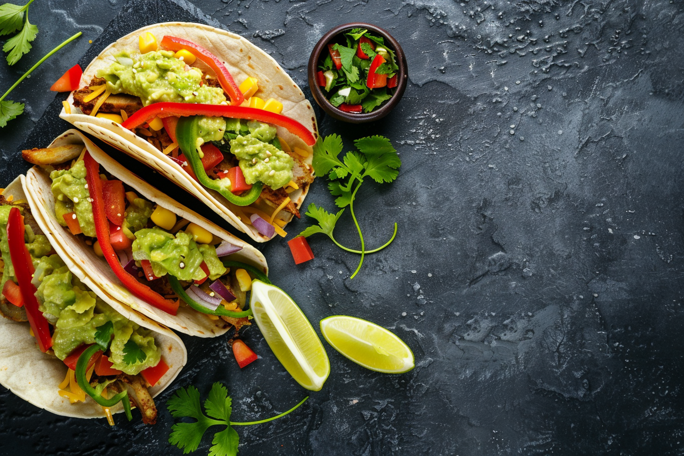 Image gratuite Taco avec du guacamole 2