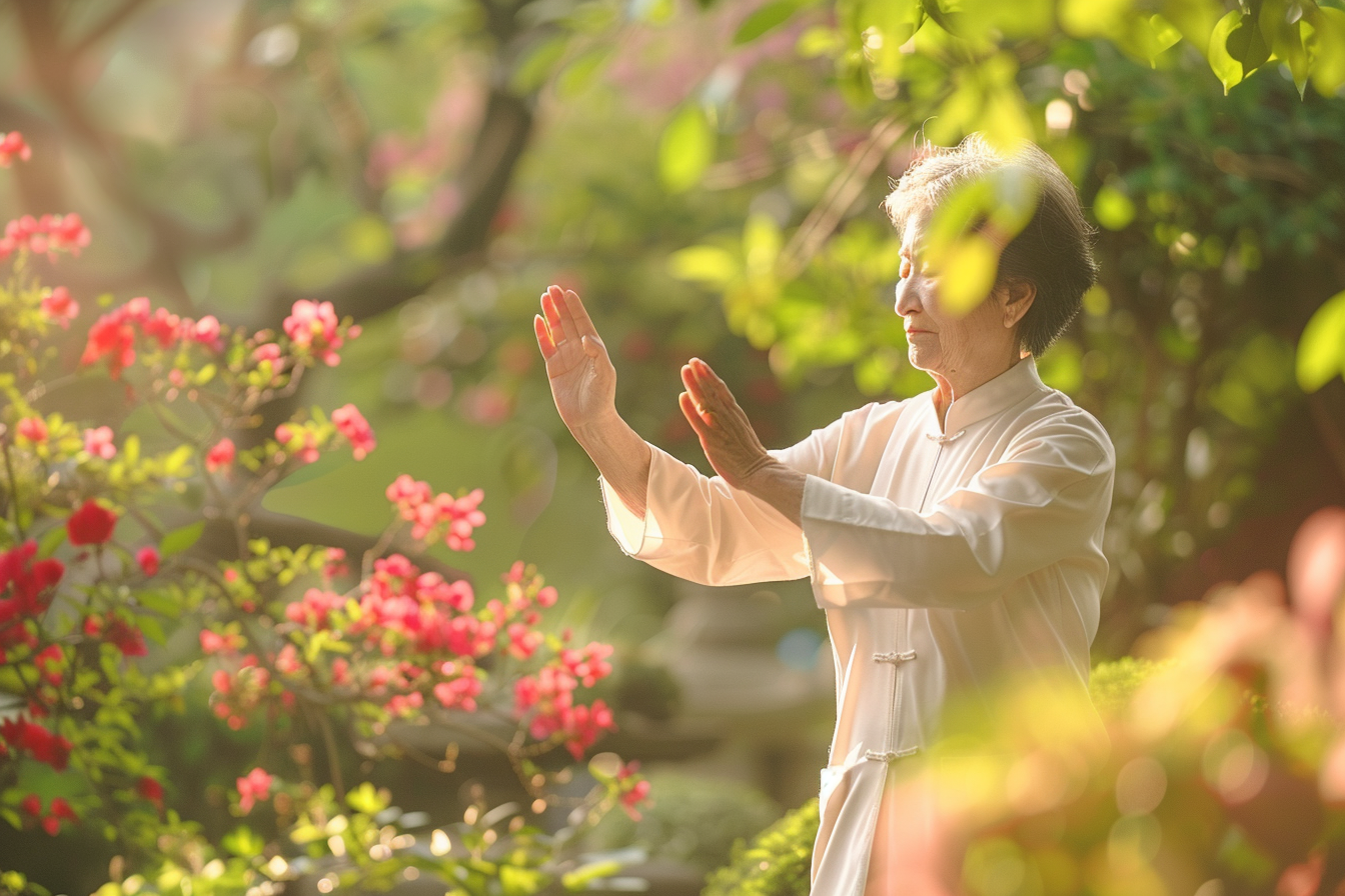 Image gratuite Tai Chi dans le jardin 2