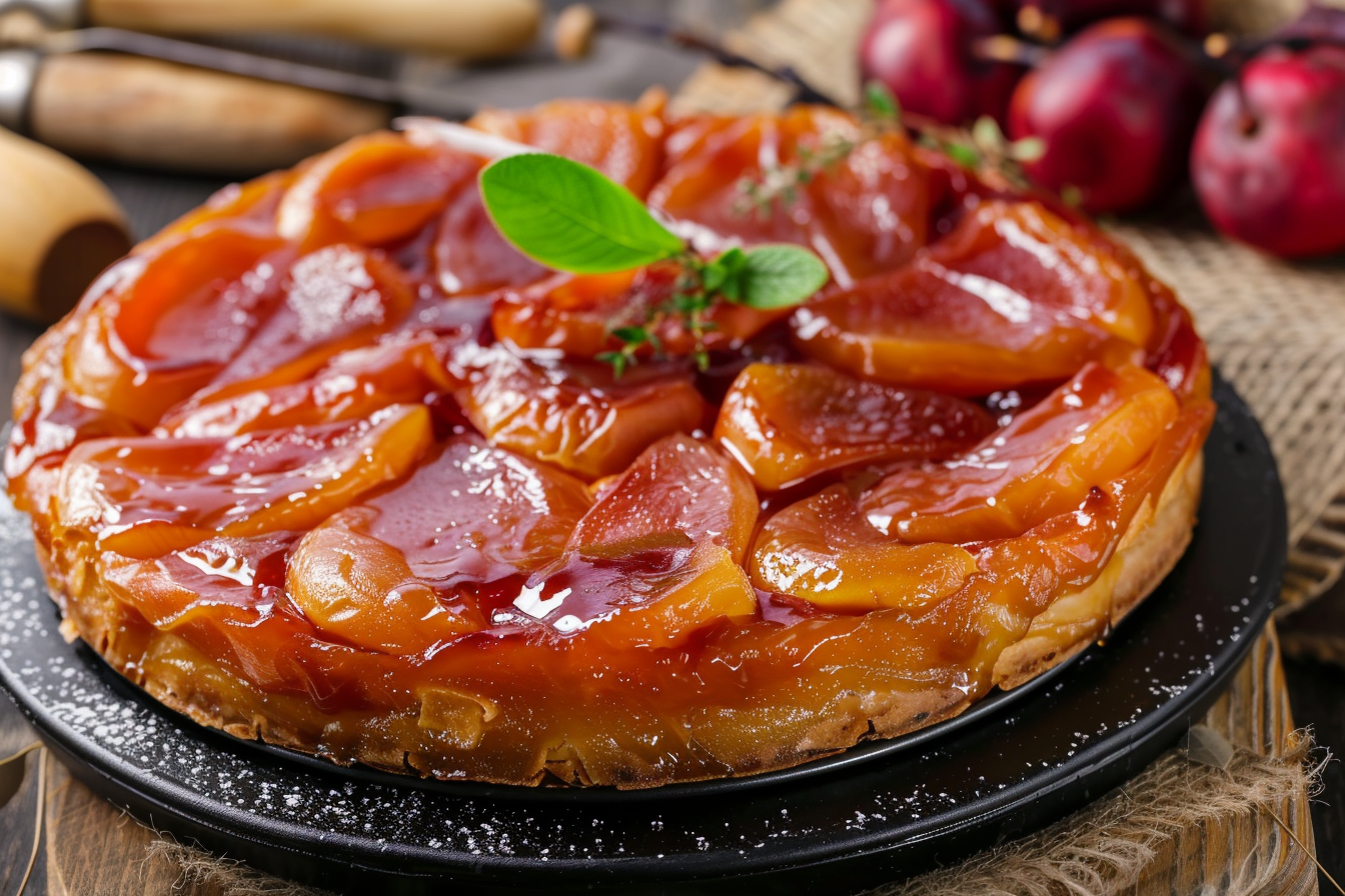 Image gratuite Tarte Tatin sucre glace 1
