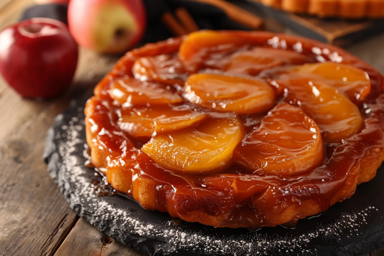 Image gratuite Tarte Tatin sucre glace 2