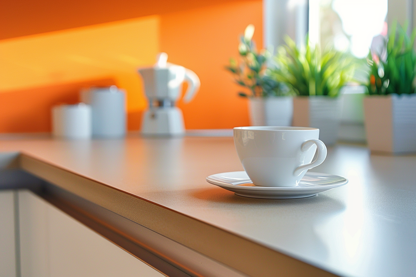 Image gratuite Tasse de café en cuisine moderne 1
