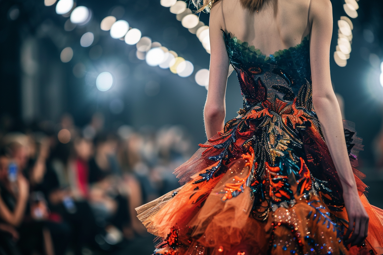 Image gratuite Tenue avant-gardiste défilé mode 2