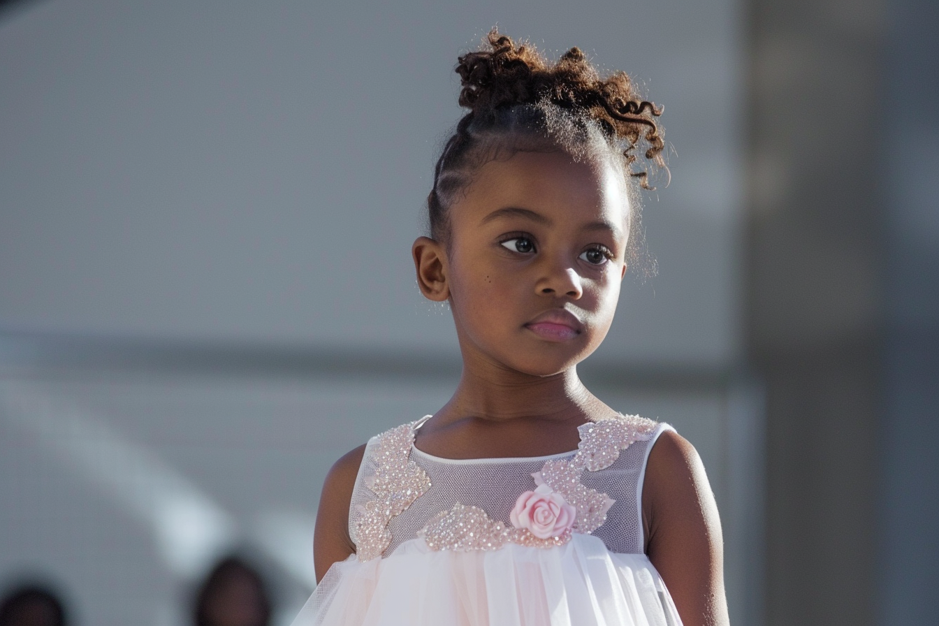 Image gratuite Tenue enfant défilé mode avant-gardiste 4