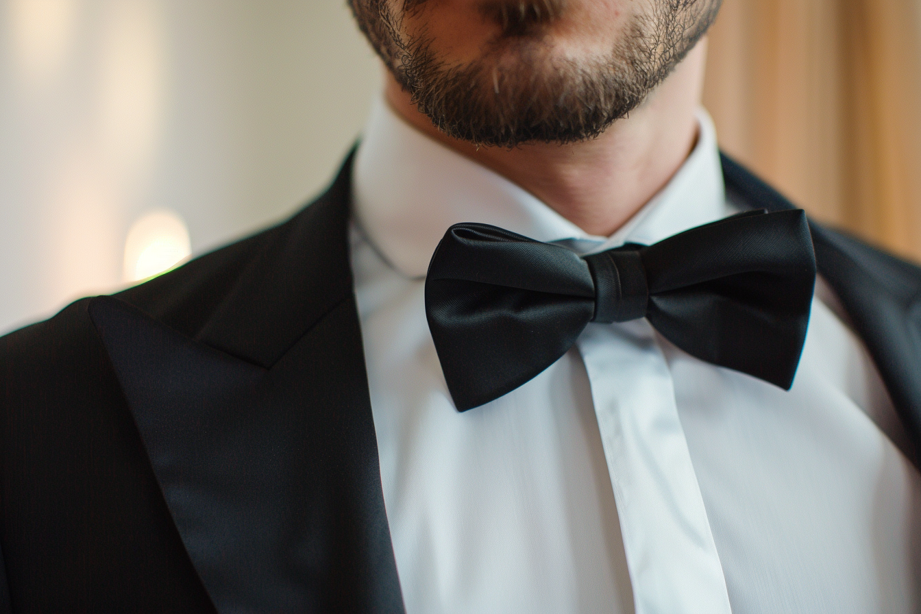 Image gratuite Tenue soirée élégante veste dîner nœud papillon 2