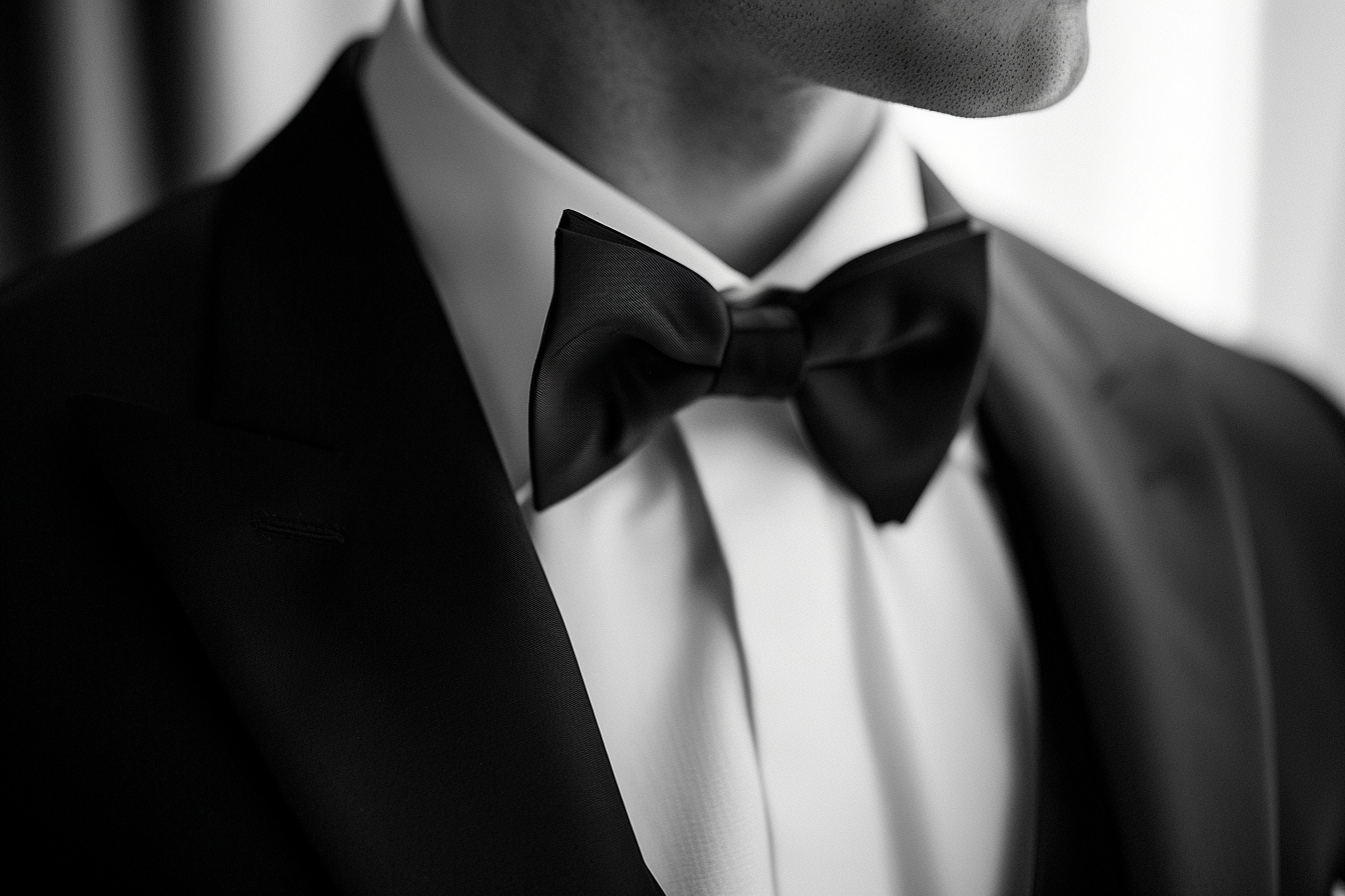 Image gratuite Tenue sophistiquée soirée smoking nœud papillon 1