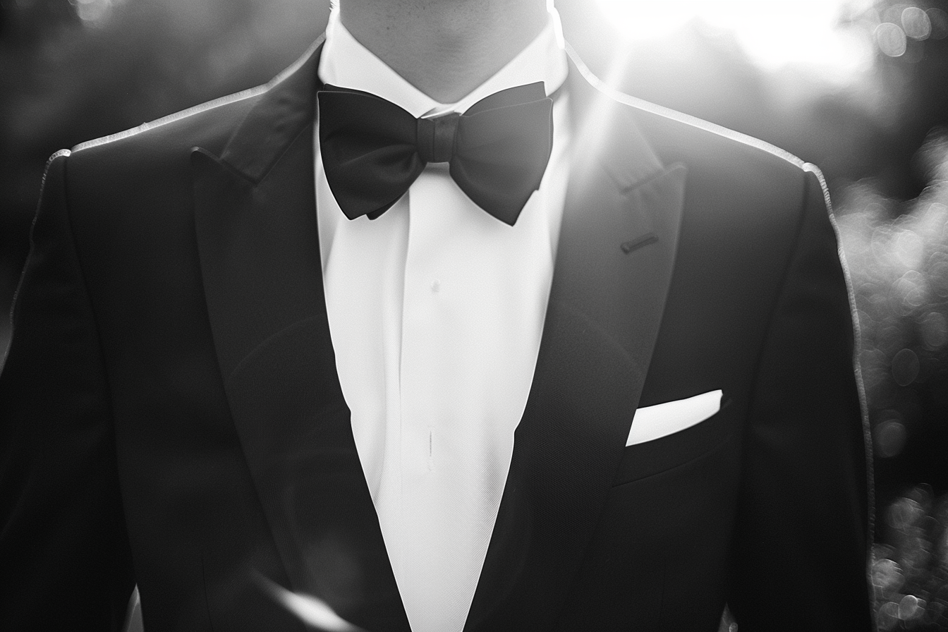 Image gratuite Tenue sophistiquée soirée smoking nœud papillon 2