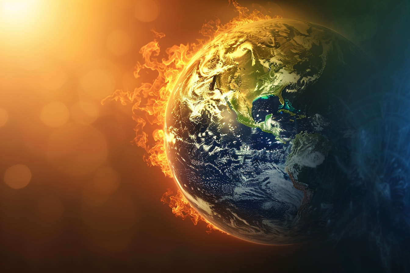 Image gratuite Terre, données climatiques et réchauffement 1