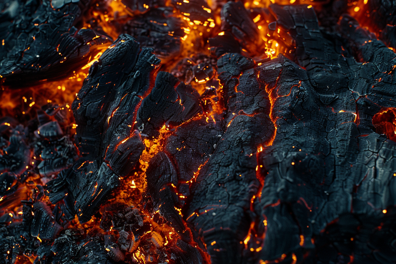 Image gratuite Texture de braise incandescente 2