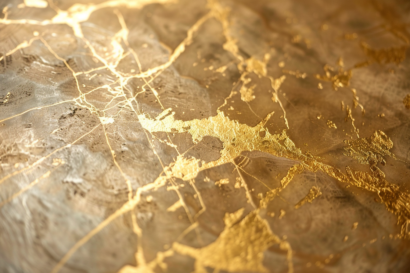 Image gratuite Texture de feuille d&rsquo;or scintillante 2