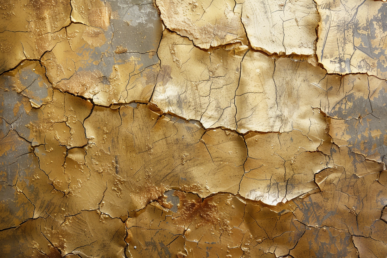 Image gratuite Texture de feuille d&rsquo;or vieillie 3