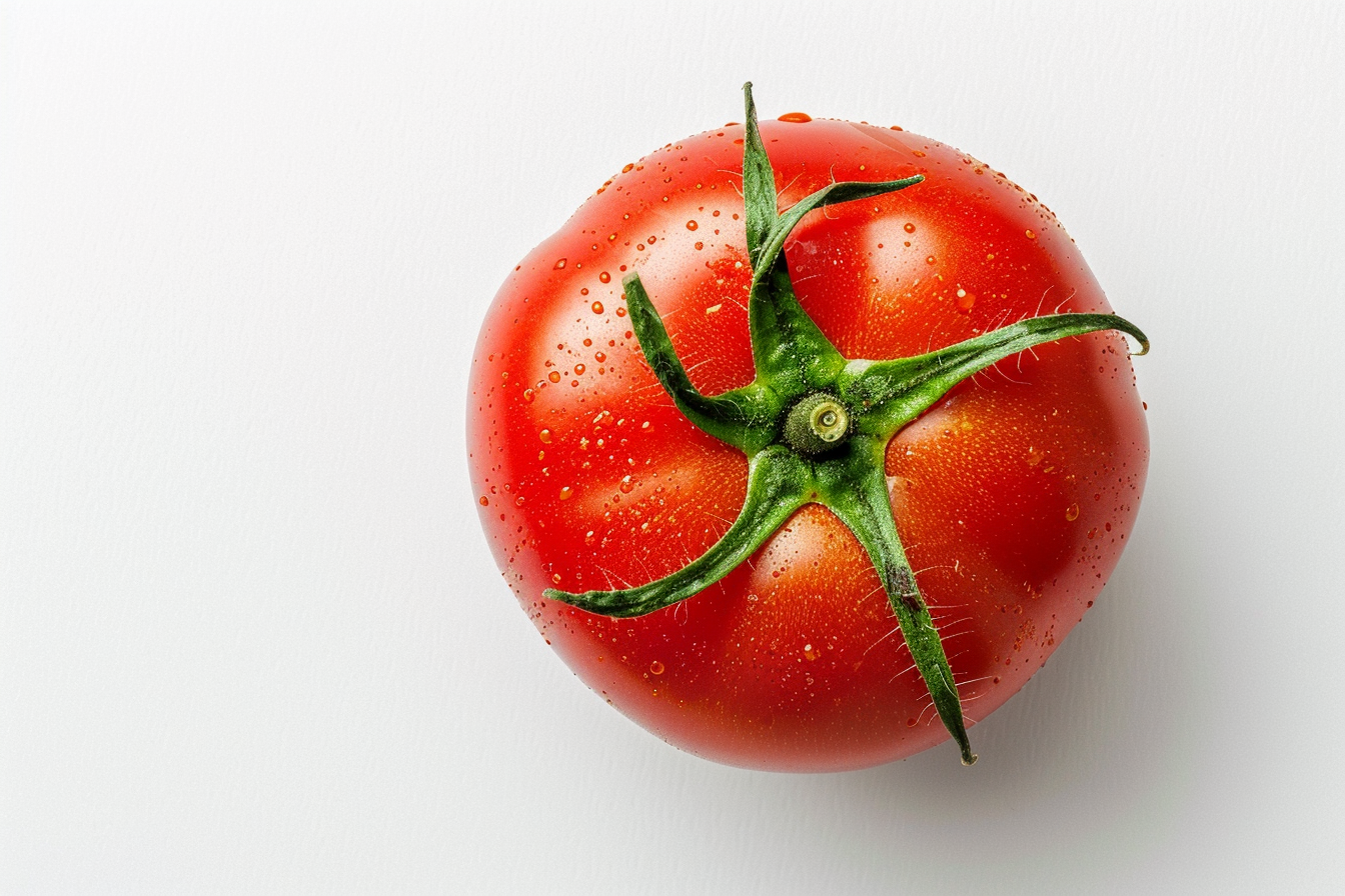 Image gratuite Tomate sur fond blanc 2