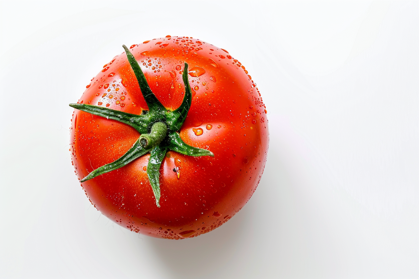 Image gratuite Tomate sur fond blanc 3