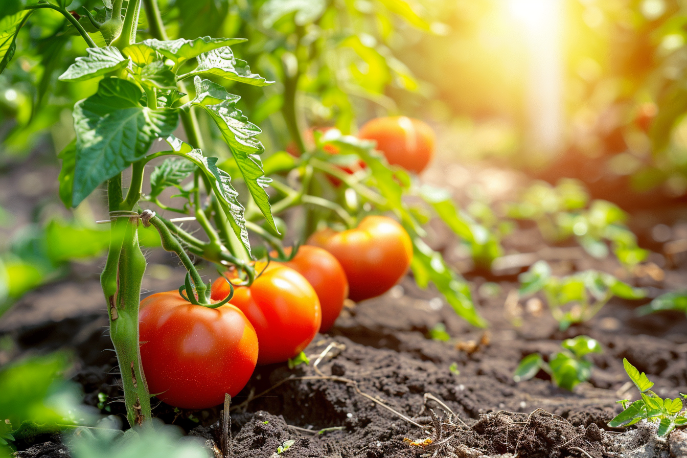 Image gratuite Tomates fraîches dans un jardin 1