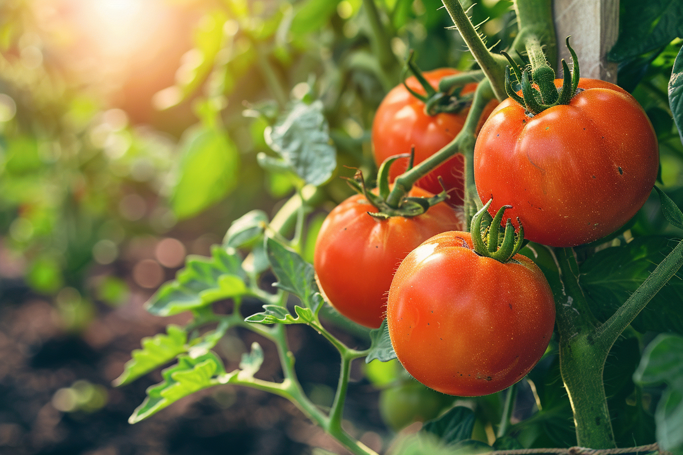 Image gratuite Tomates fraîches dans un jardin 2
