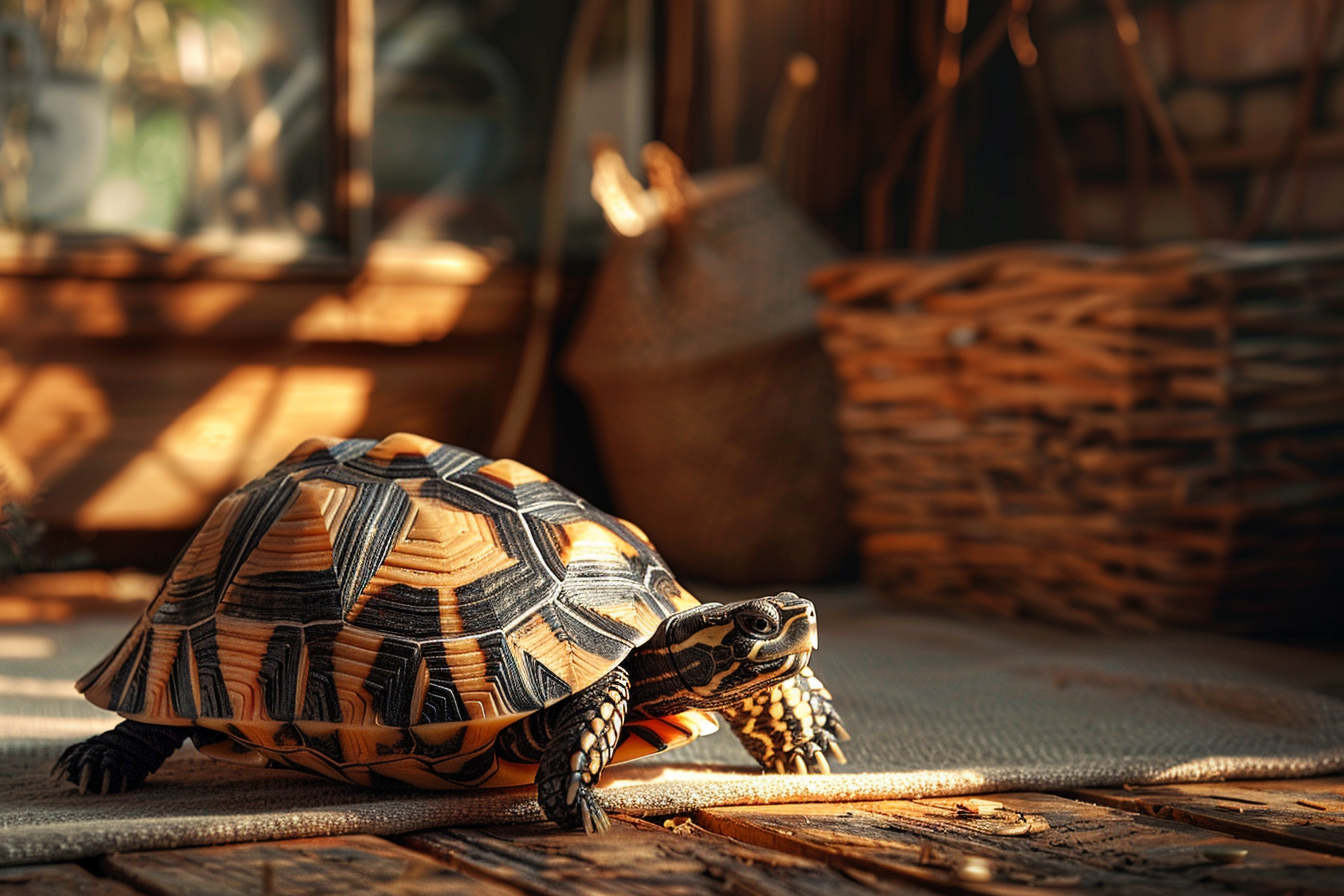Image gratuite Tortue dans ferme ensoleillée 1