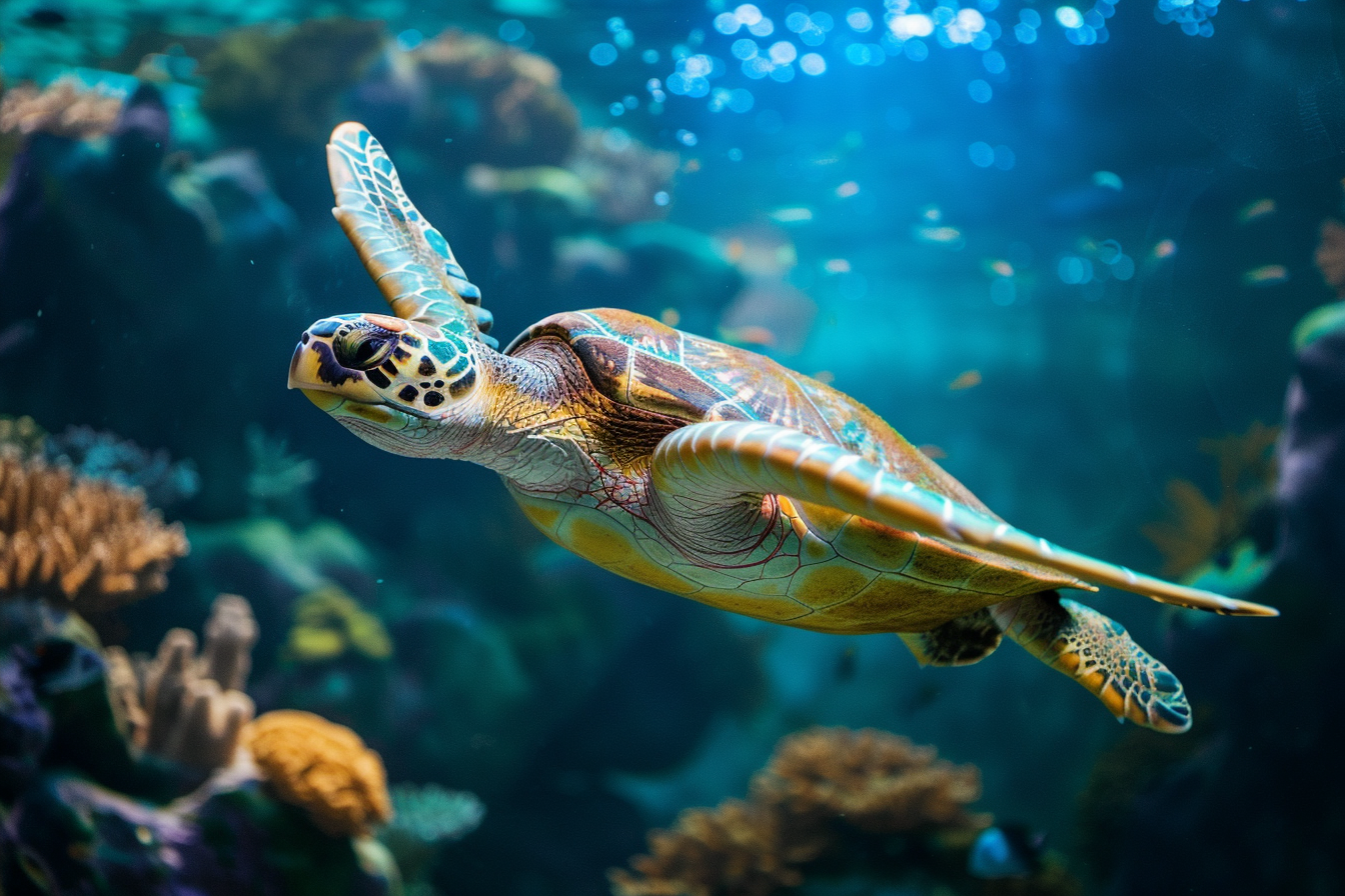 Image gratuite Tortue marine gracieuse 2