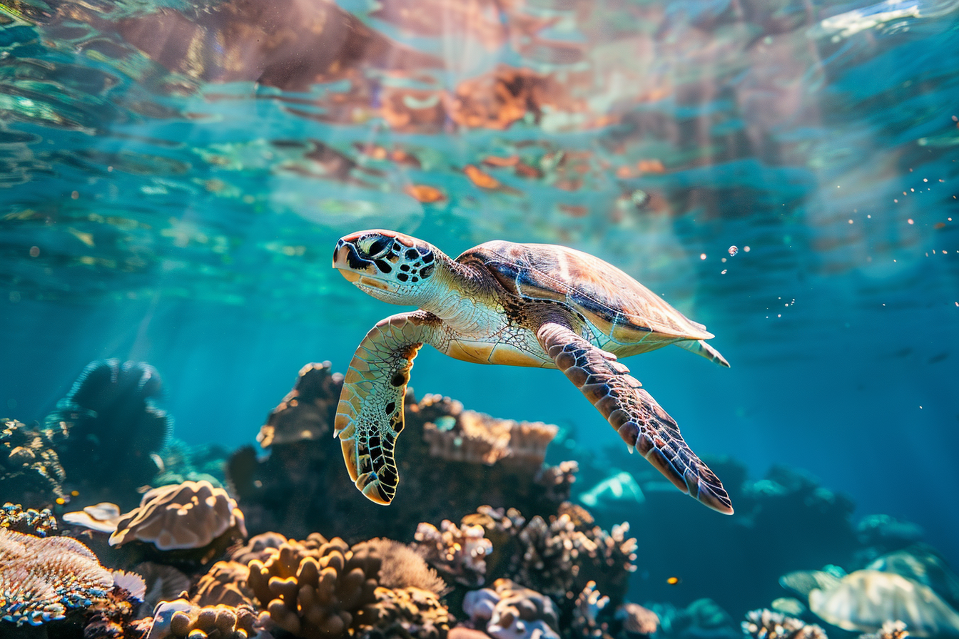 Image gratuite Tortue marine gracieuse 4