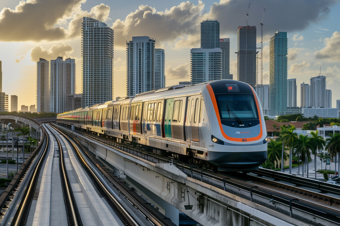 Image gratuite Train à grande vitesse en ville 2