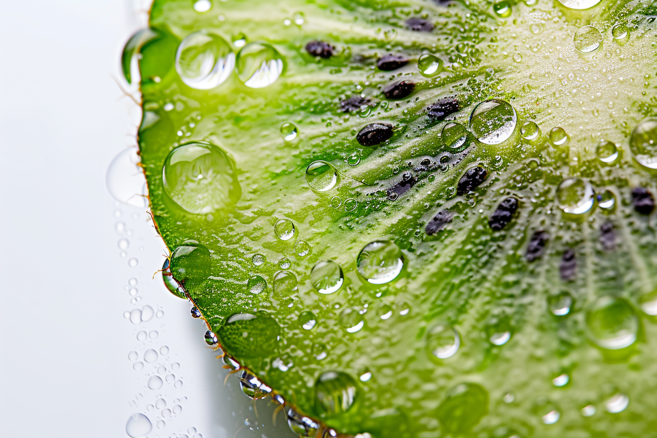 Image gratuite Tranche de kiwi avec gouttelettes d&rsquo;eau 3