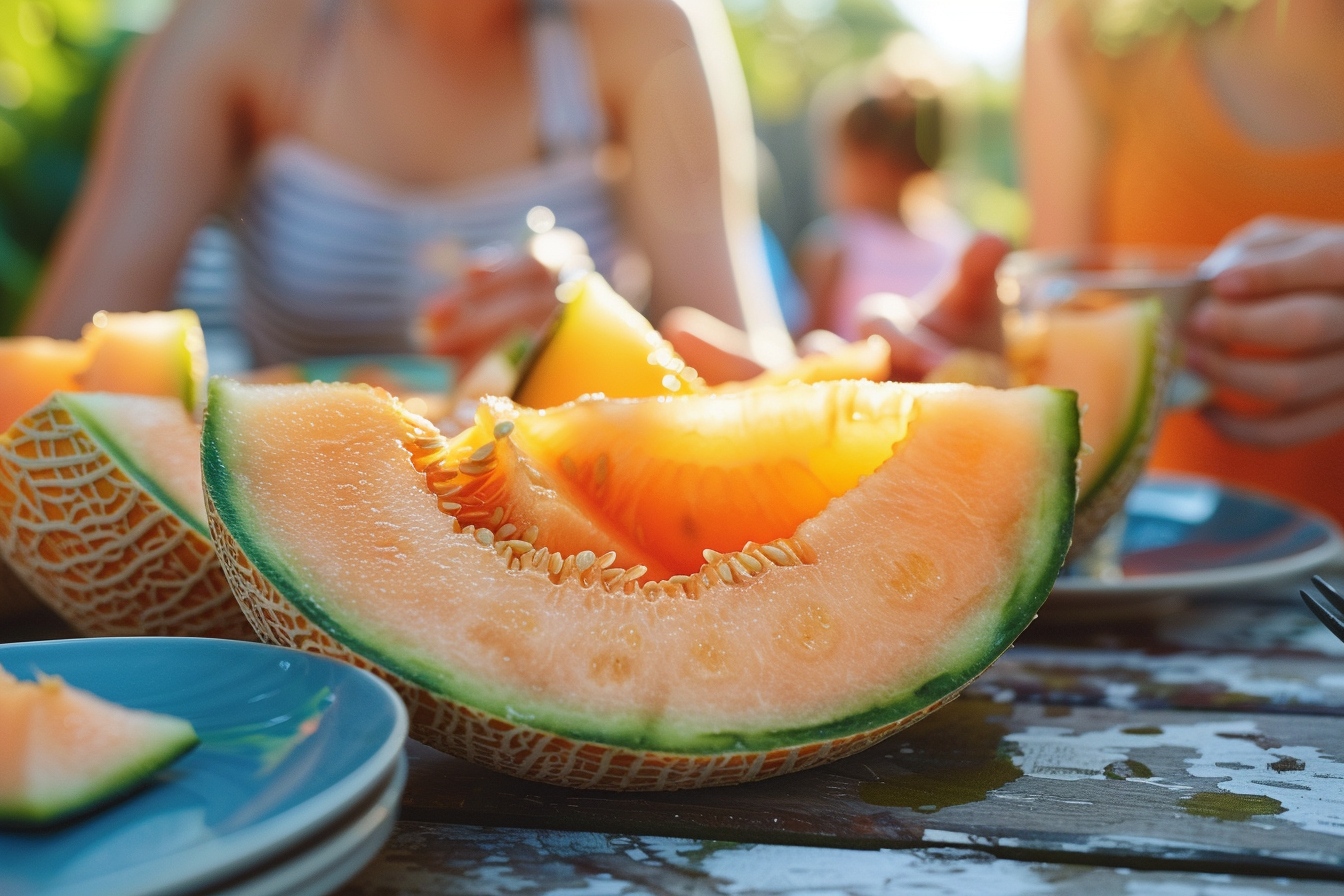 Image gratuite Tranches de melon au pique-nique 2