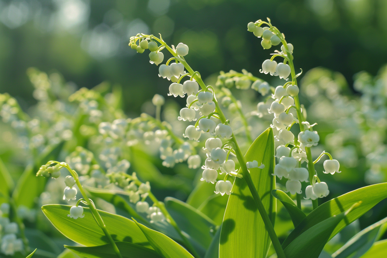 Image gratuite Très gros plan muguet 1er mai, fête travail, renouveau 1