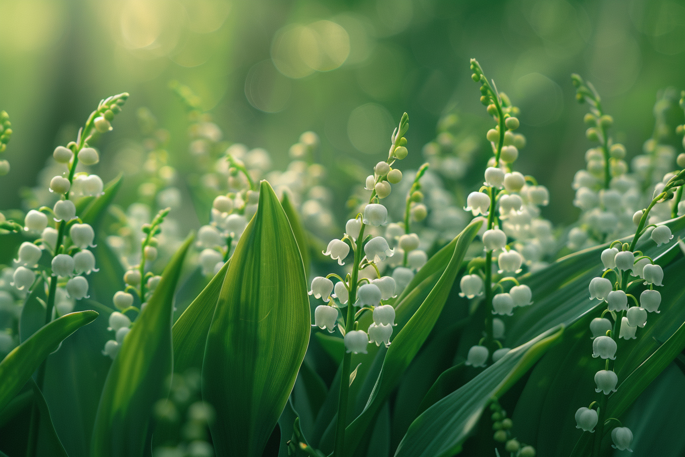 Image gratuite Très gros plan muguet 1er mai, fête travail, renouveau 2