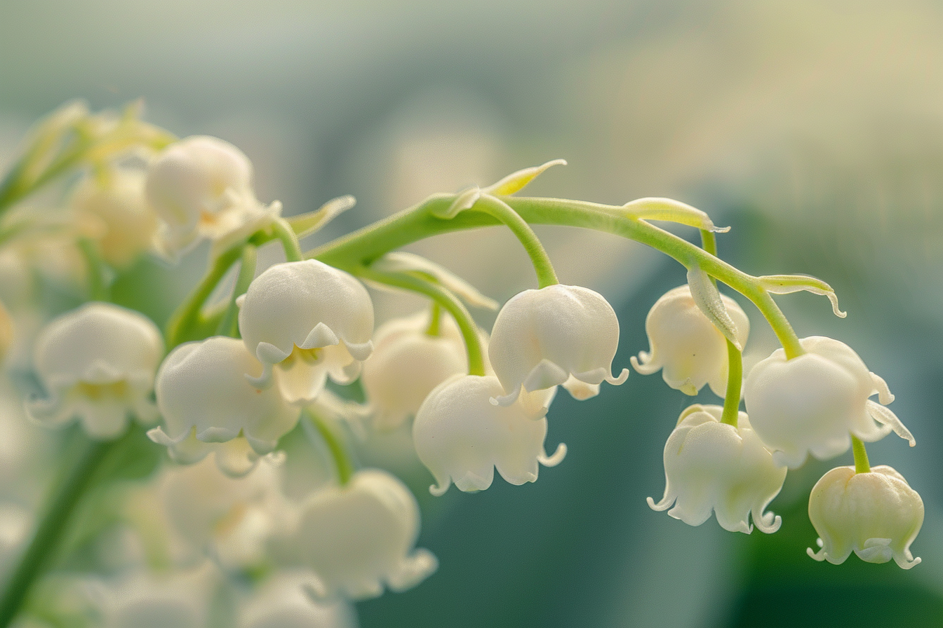 Image gratuite Très gros plan muguet 1er mai, fête travail, renouveau 3