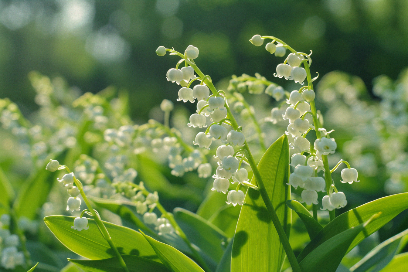 Image gratuite Très gros plan muguet 1er mai, fête travail, renouveau 4