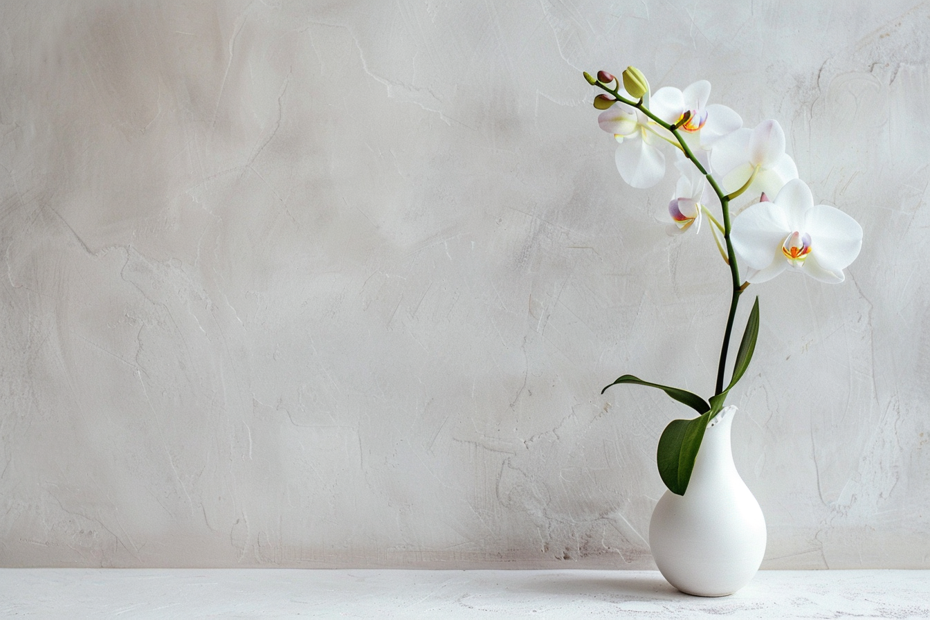 Image gratuite Vase céramique blanc minimaliste 1