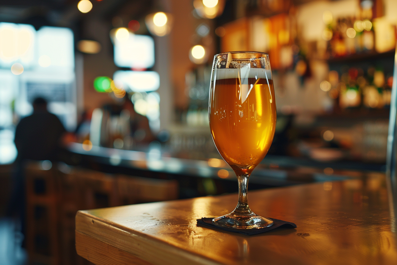 Image gratuite Verre de cidre en bar moderne 3