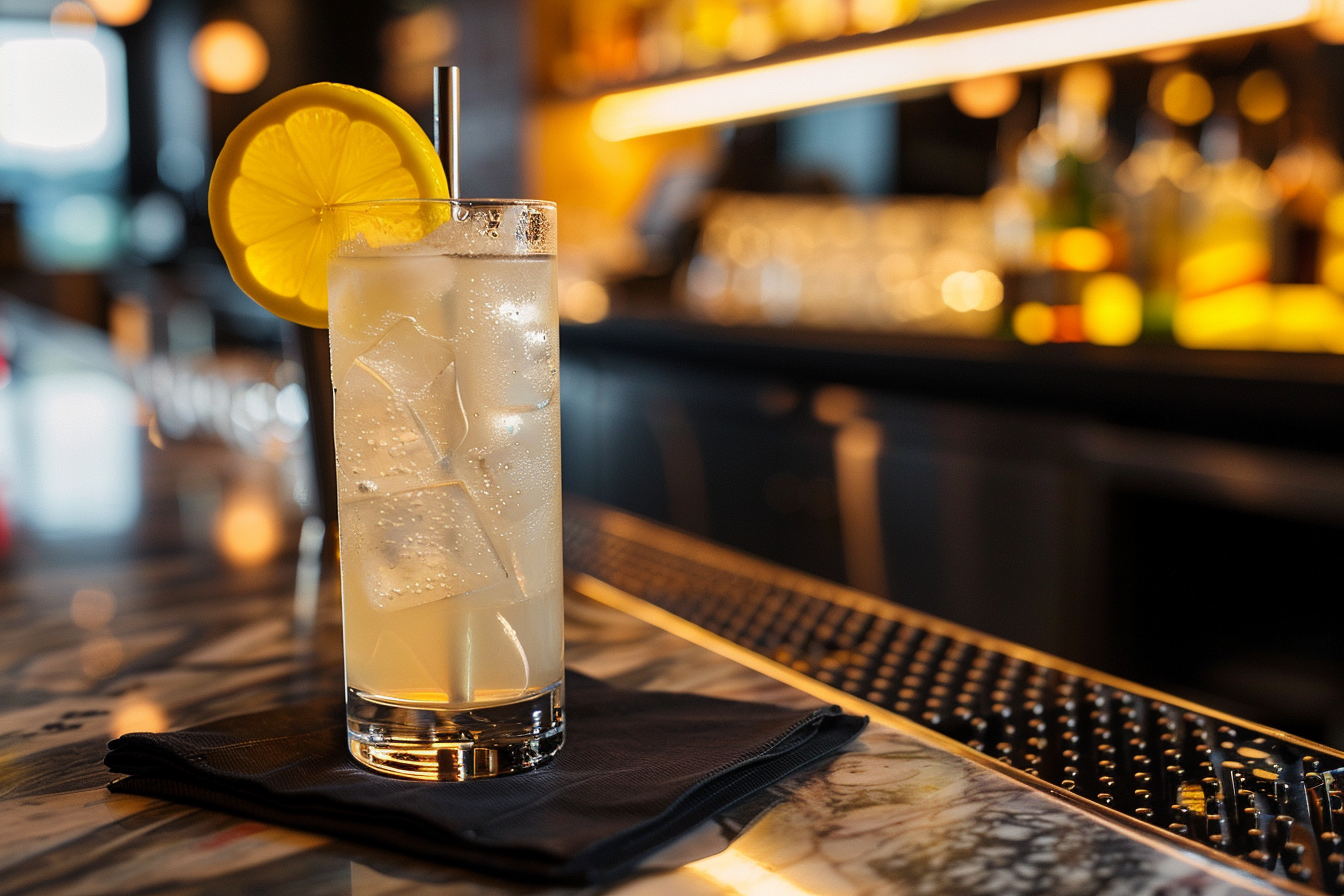 Image gratuite Verre de limonade en bar moderne 1